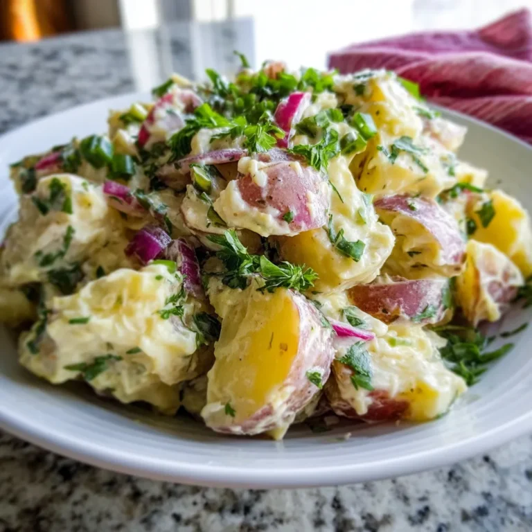 Best Ever Creamy Potato Salad (No Mayo)