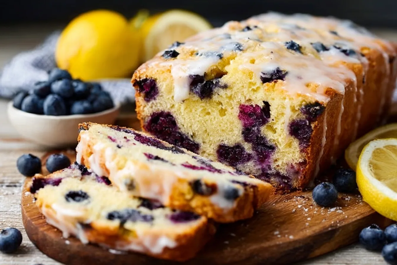Best Homemade Lemon Blueberry Bread