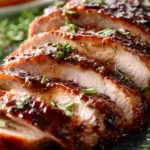 Brown Sugar Dijon Glazed Pork Tenderloin