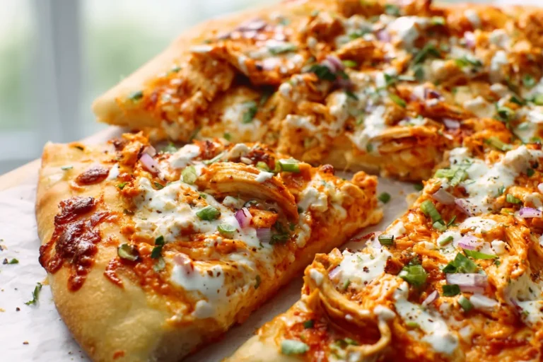 Buffalo Chicken Ranch Pizza