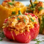 Cajun Shrimp Stuffed Bell Peppers