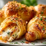 Cheesy Chicken Stuffed Crescent Rolls