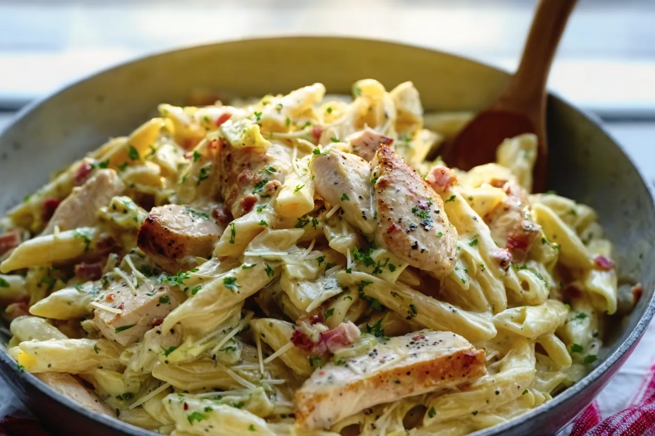 Creamy Lemon Artichoke Chicken Pasta