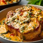Creamy Tuscan Pork Chops