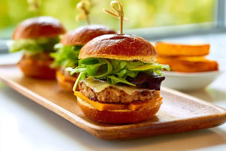 Crispy Air Fryer Turkey & Sweet Potato Sliders