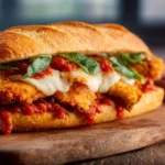 Crispy Chicken Parmesan Sandwich