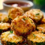 Crispy Parmesan Zucchini Bites