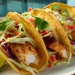 Crunchy Lemon Pepper Fish Tacos