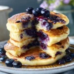 Easy Mother’s Day Brunch Ideas: Fluffy Blueberry Pancakes