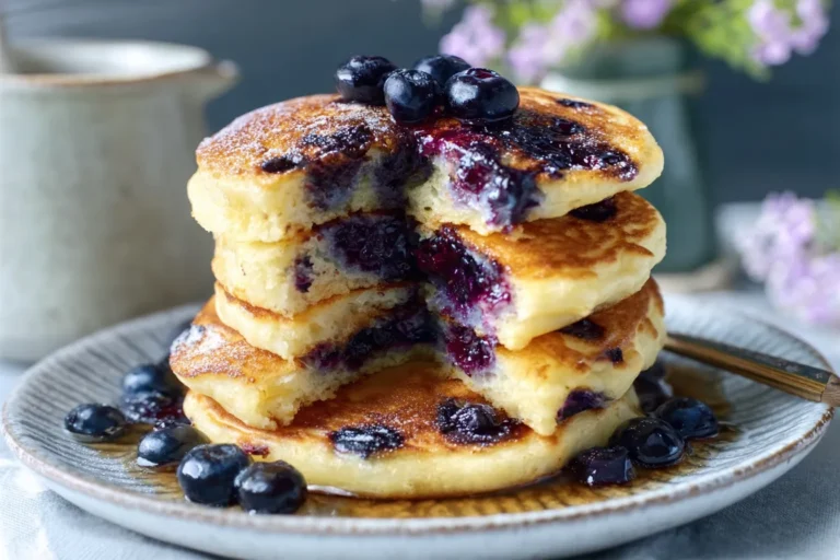 Easy Mother’s Day Brunch Ideas: Fluffy Blueberry Pancakes