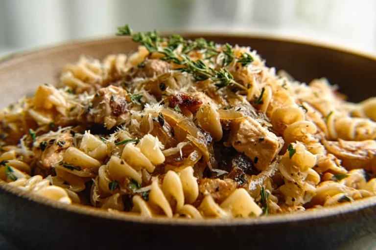 French Onion Chicken Pasta