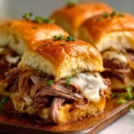 French Onion Roast Beef Sliders