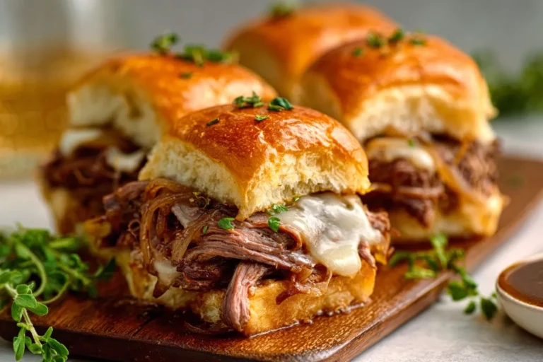 French Onion Roast Beef Sliders