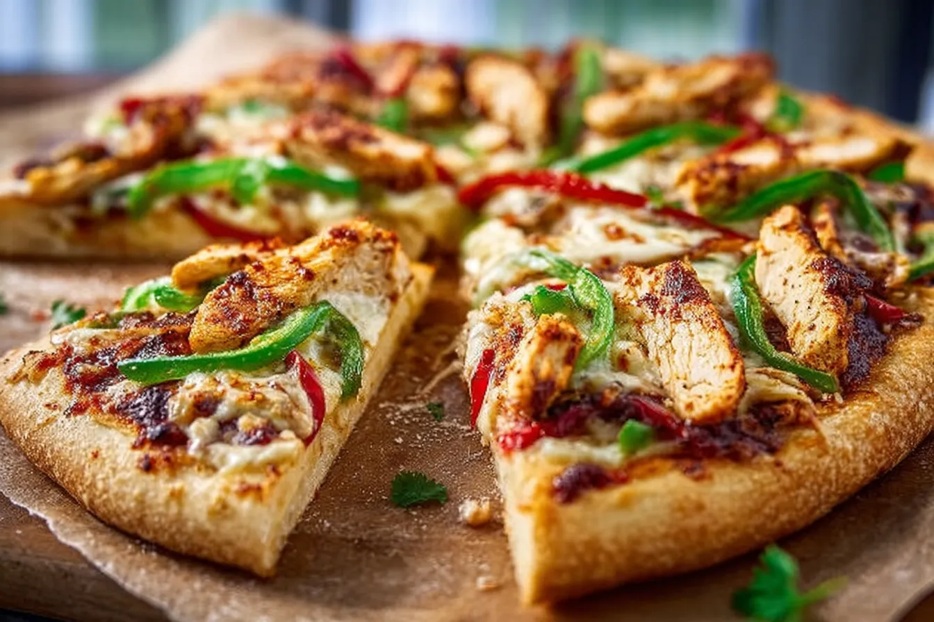 Grilled Chicken Fajita Pizza