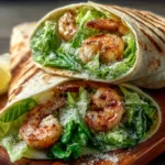 Grilled Shrimp Caesar Salad Wrap