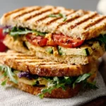 Grilled Veggie & Hummus Sandwiches