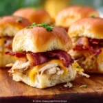 Hawaiian Chicken Bacon Ranch Sliders