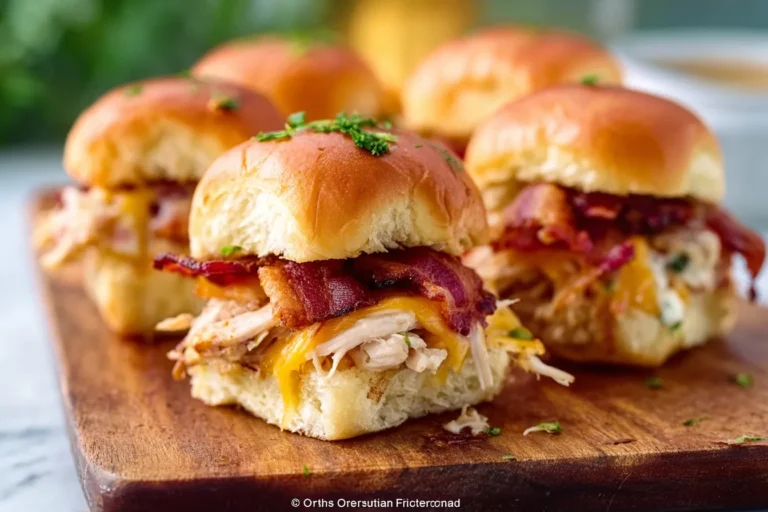 Hawaiian Chicken Bacon Ranch Sliders