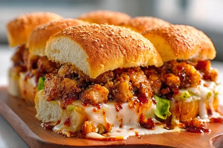 Honey Garlic Chicken Sandwich Melt