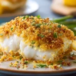 Lemon Parmesan Baked Cod