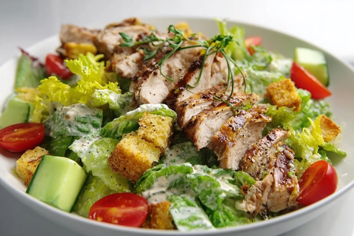 Loaded Chicken Caesar Salad