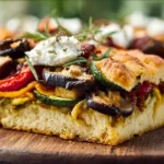 Loaded Veggie & Hummus Focaccia