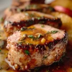 Maple Dijon Pork Tenderloin with Apples