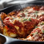 Meat Lovers Deep Dish Skillet Pizza