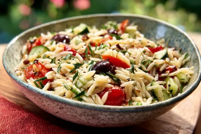 Mediterranean Orzo Salad (Event-Ready)