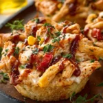 Mini BBQ Chicken Biscuit Cups