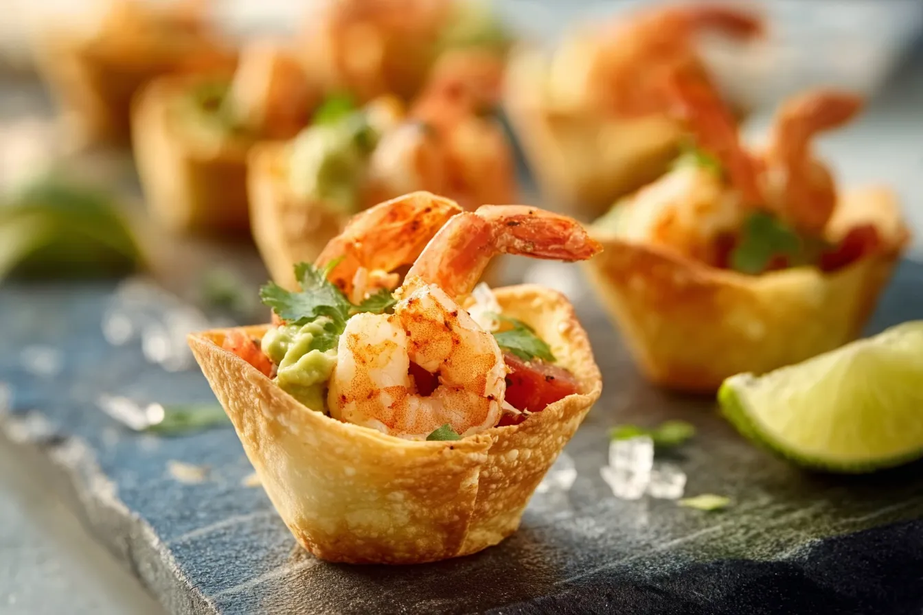 Mini Shrimp Taco Cups