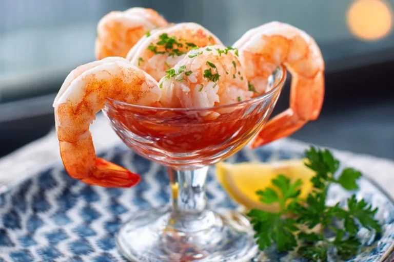 Modern Shrimp Cocktail (Retro-Chic)