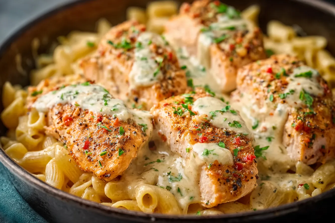 One-Pan Creamy Cajun Chicken Pasta