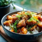 Orange Sesame Chicken Bowls
