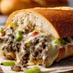Philly Cheesesteak Stuffed French Bread