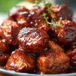 Slow Cooker BBQ Turkey Bites