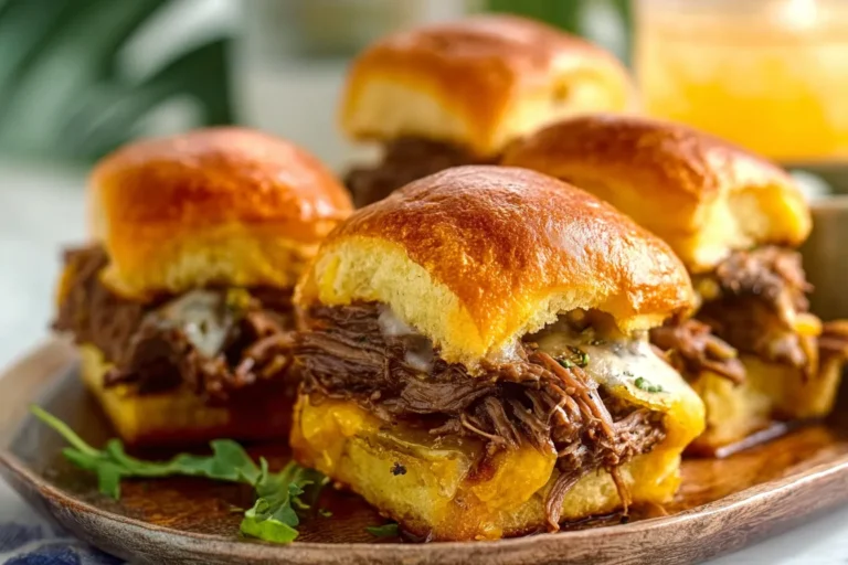 Slow Cooker Mississippi Pot Roast Sliders