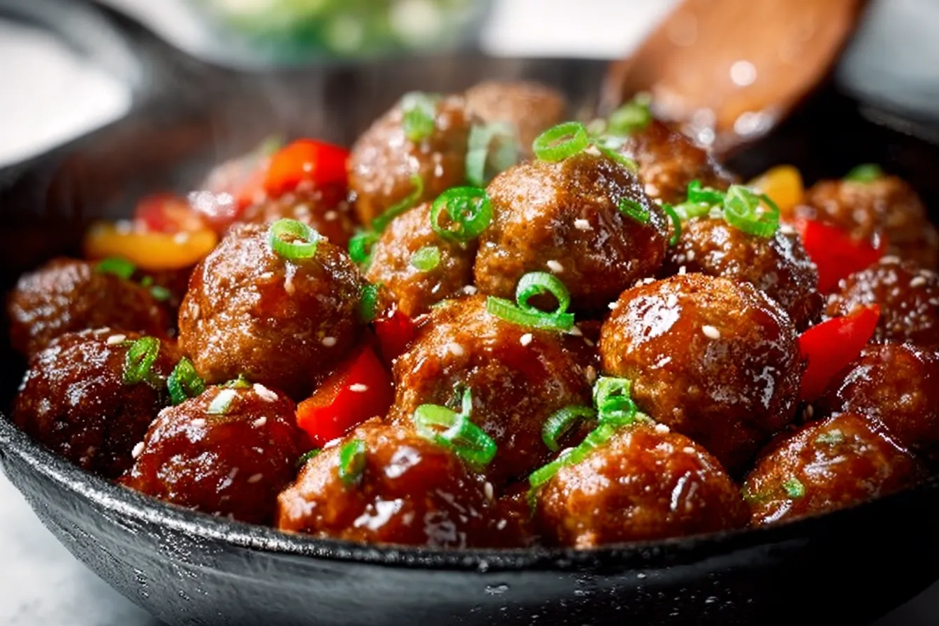 Slow Cooker Sweet Chili Meatballs