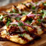Smoky Chipotle BBQ Chicken Flatbread