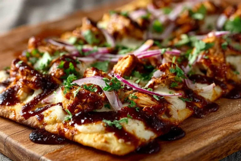 Smoky Chipotle BBQ Chicken Flatbread