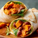 Smoky Sweet Potato + Black Bean Wrap