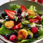 Spring Berry & Goat Cheese Salad