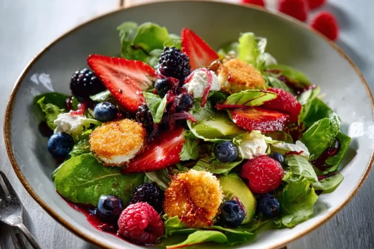 Spring Berry & Goat Cheese Salad