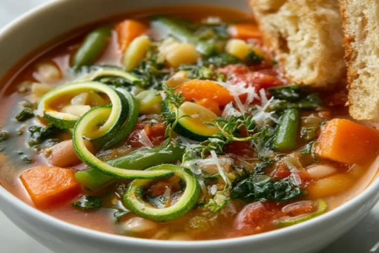 Spring Vegetable Minestrone Soup