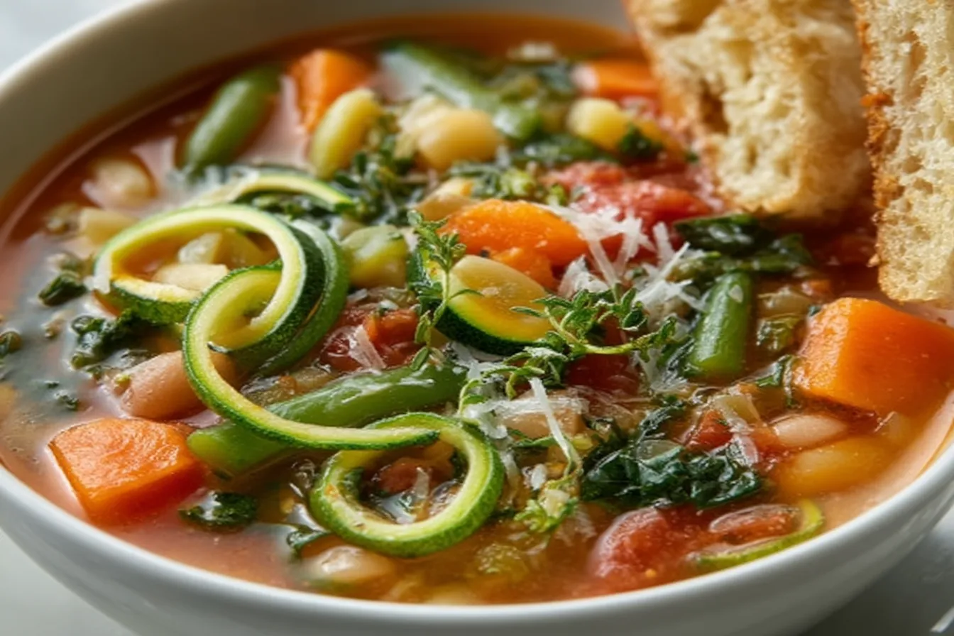 Spring Vegetable Minestrone Soup