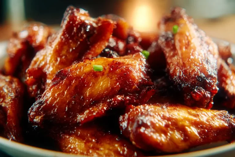 Sticky Soy Brown Sugar Chicken Wings