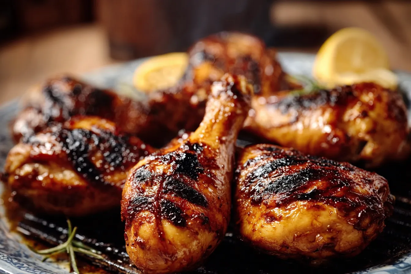 Sweet Tea Brined Grilled Chicken Legs