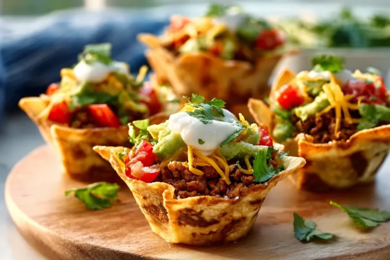Taco-Stacked Sandwich Cups